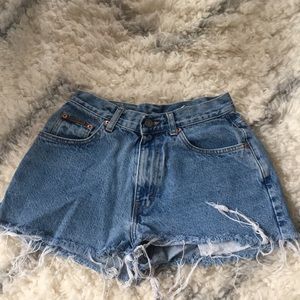 Vintage Calvin Klein denim cutoffs